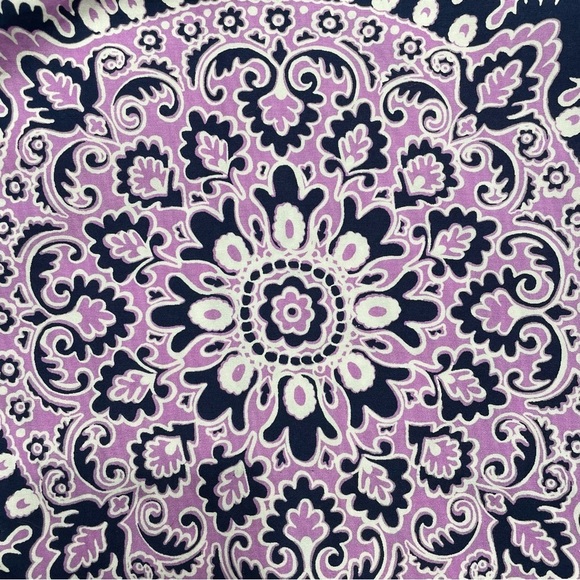 NWOT Talbots Plus Size Poplin Fit & Flare Medallion Print Sleeveless Dress 18 - Picture 4 of 13